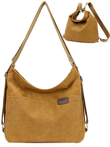 Runsoon Vielseitige Cord Handtasche F R Damen Schultertasche