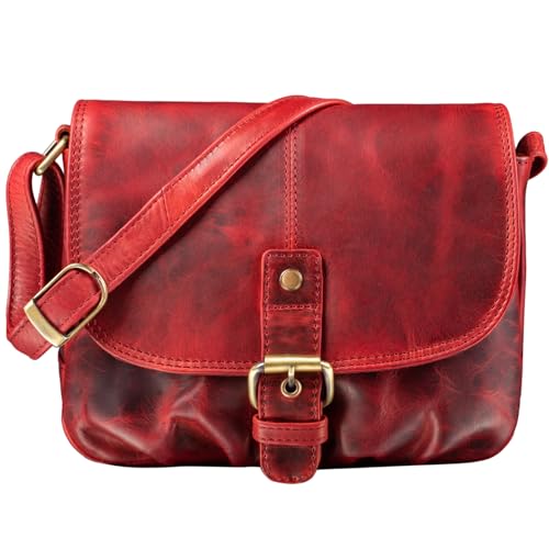Stilord Iris Leder Handtasche Damen Klein Vintage Umh
