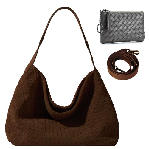 Wildleder Hobo Bag F R Frauen Handgewebte Tasche
