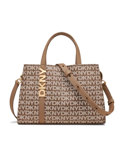 Dkny Handbag Avril Sm Satchel Crossbody Chino Shitake