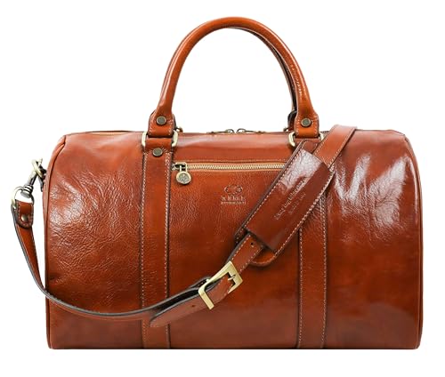 Reisetasche Aus Leder Weekender Herren Und Damen Hochwertige