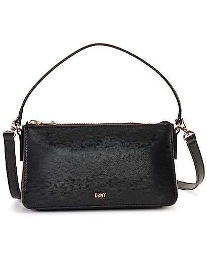 Dkny Women S Demi Bag Crossbody Black Gold