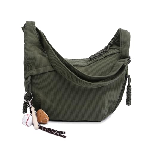 Gsenhui Crossbody Bag Cord Umh Ngetasche Moon Bag