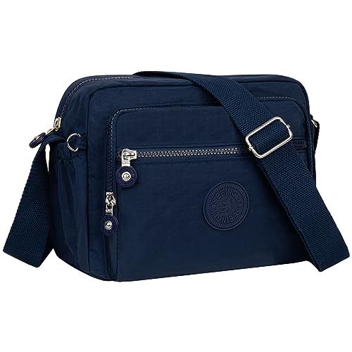 Newirove Umh Ngetasche Damen Mittelgro Nylon Wasserdicht Crossbody