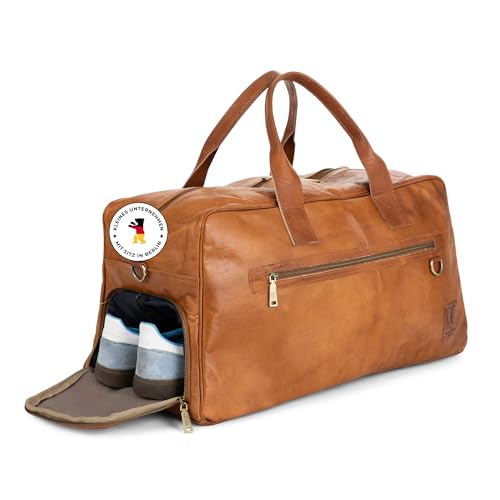 Berliner Bags Vintage Weekender Austin Xl Mit Schuhfach