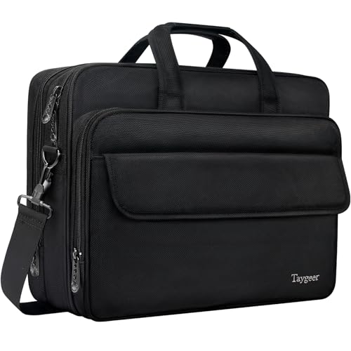 Taygeer Laptoptasche 17 Zoll Aktentasche Herren Gro Arbeitstasche