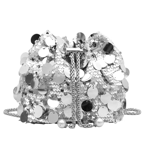 Uwiyo Damen Clutch Glitzer Pailletten Elegante Damen Glitzer