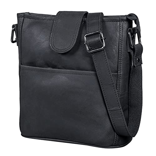 Leabags Leder Handtasche Damen I Premium Echtleder Umh