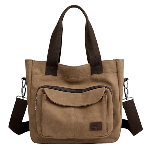 Damen Canvas Handtasche Hobo Schultertasche Casual Crossbody Umh