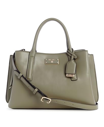 Nine West Leonel 3 Comp Satchel Verblasste Armee
