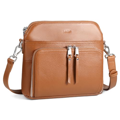 Befen Echtleder Umh Ngetasche Damen Rfid Blockierung Handtasche