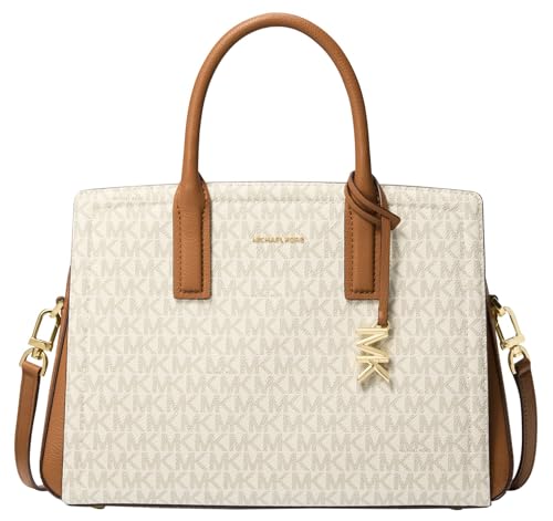 Michael Kors Md Satchel Vanilla Acrn One Size
