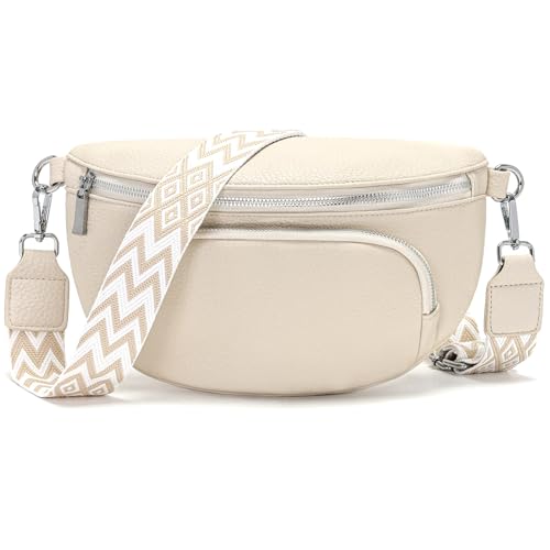 Rorimyth Bauchtasche Damen Beige Umh Ngetasche Damen Klein
