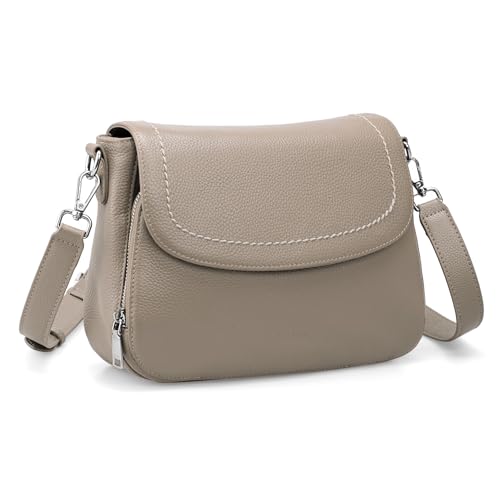 Befen Echtleder Umh Ngetasche Damen Mittelgro Rfid Blockierung