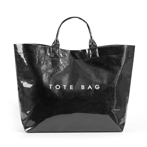 Tiaastap Tote Bag Damen Gro Pvc Handtasche Shopper