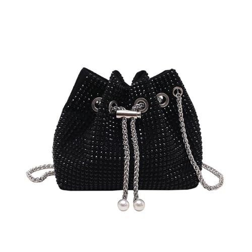 Tofbs Crossbody Bag Damen Glitzer Pailletten Strassstein Clutch