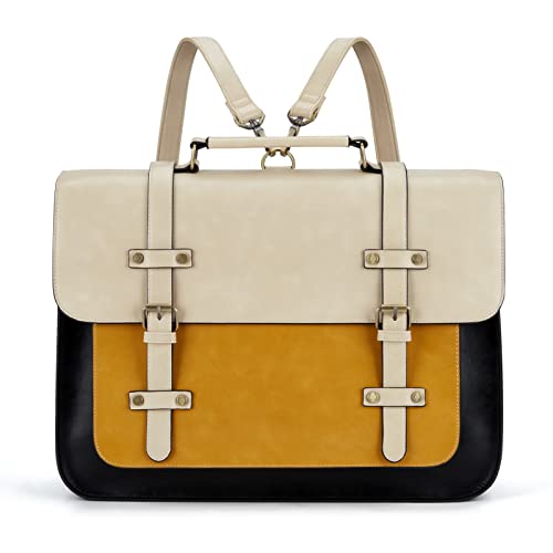 Ecosusi Damen Laptoptasche 15 6 Zoll Handtaschen Schulterriemen