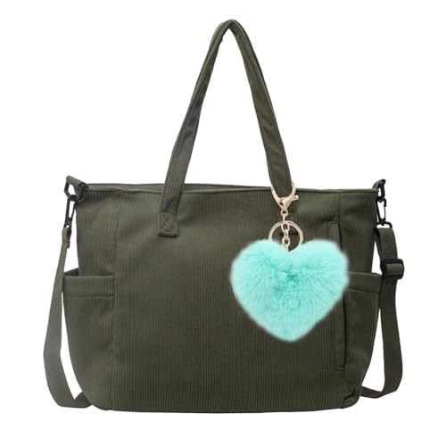 Dogmoon Cord Tasche Damen Cord Beuteltasche Stofftasche Gro