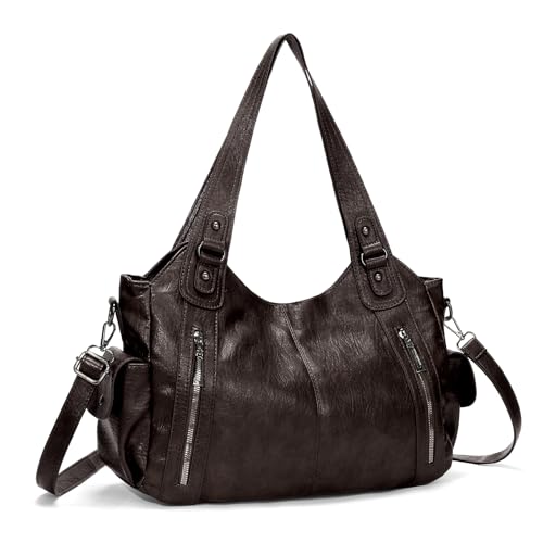 Generisch Generish Handtasche Damen Weiches Leder Tote Hobo