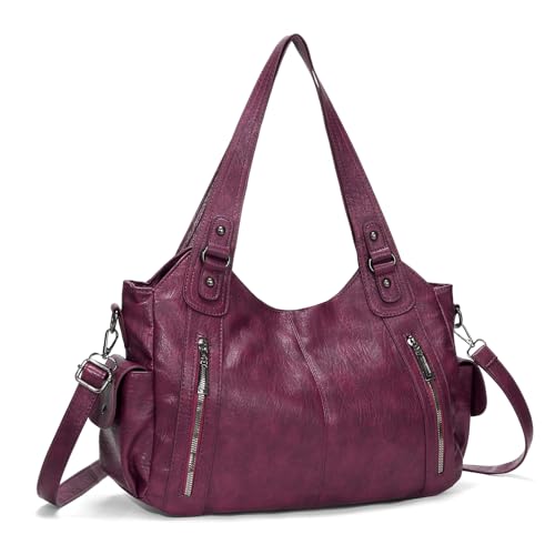 Generisch Generish Handtasche Damen Weiches Leder Tote Hobo