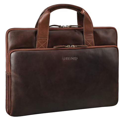 Stilord Beau Vintage Laptop Tasche 15 6 Zoll