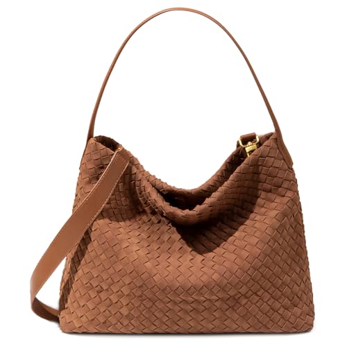 Rejolly Wildleder Tragetasche F R Damen Gewebt Hobo