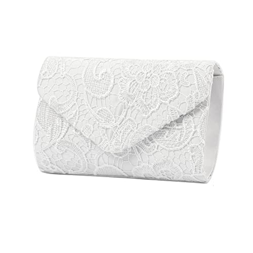 Minicloss Damen Abendtasche Spitze Clutch Elegant Hochzeit Taschen