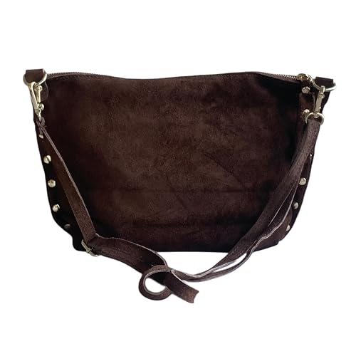 Umh Ngetasche Aus Italienischem Wildleder Mit Nieten An