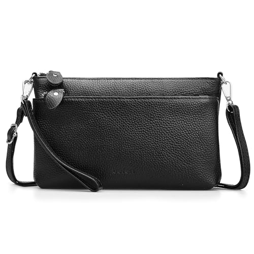Befen Echtleder Handtasche Klein Damen Clutch Rfid Blockierung