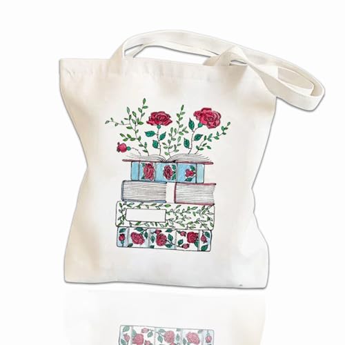 Bedruckt Stofftasche Vintage Leinwand Einkaufstasche Geschenke Wiederverwendbar 40