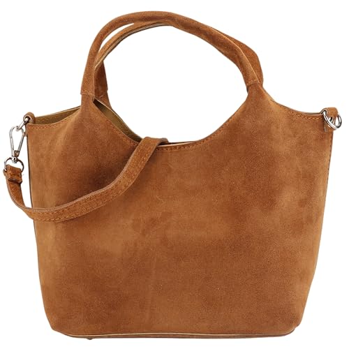 Sh Leder Damen Handtasche Aus Echtem Wildleder Beuteltasche