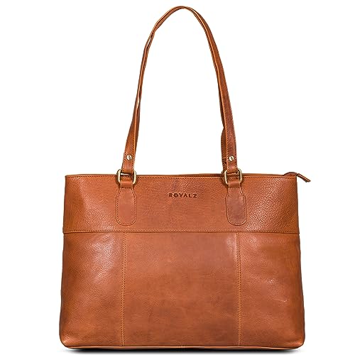 Royalz Augustine Vintage Echtleder Handtasche Damen Mittelgro Leder
