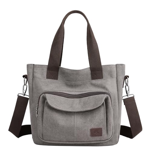 Damen Canvas Handtasche Hobo Schultertasche Casual Crossbody Umh