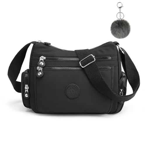 Aucuu Nylon Umh Ngetasche Damen Schultertasche Handtaschen Multi