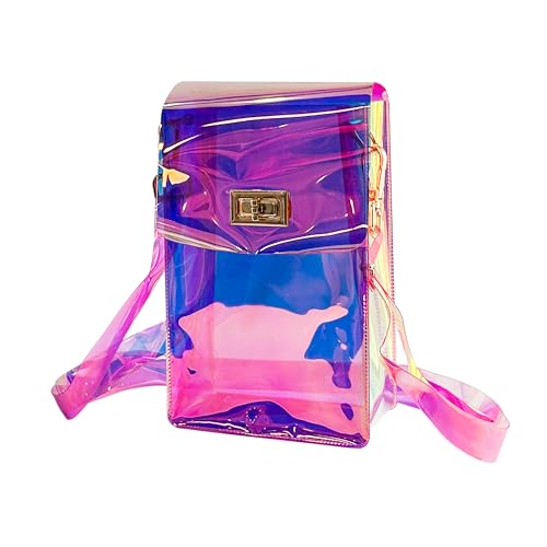 Toteprint Kleine Holographische Pvc Umh Ngetasche Wasserdichte Crossbody