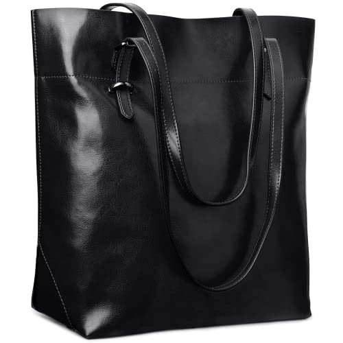 S Zone Vintage Echtleder Tote Schultertasche Handtasche Gro