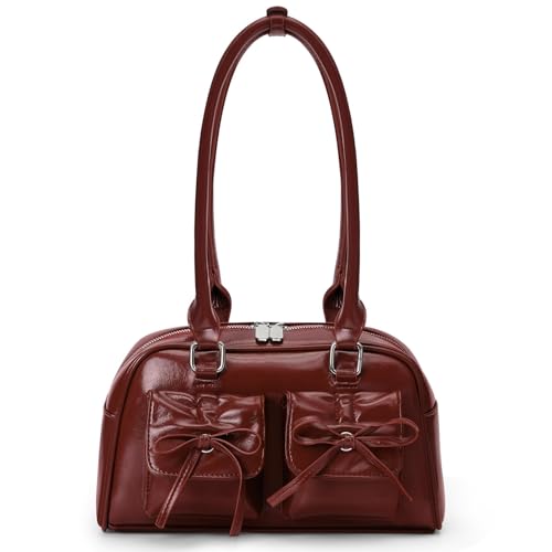 Hicarry Handtasche Damen Pu Leder Schultertasche Y2k Shoulder