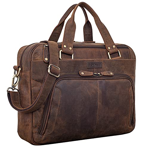 Royalz Chicago Leder Umh Ngetasche Herren Laptoptasche 15