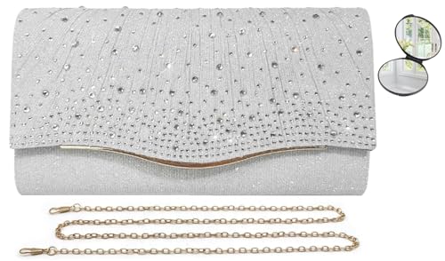 Hkyuechi Clutch Schwarze Damen Niedliche Handtasche Schwarze Kleine