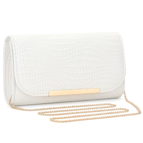 Baigio Clutch Damen Pu Leder Abendtasche Elegante Handtasche