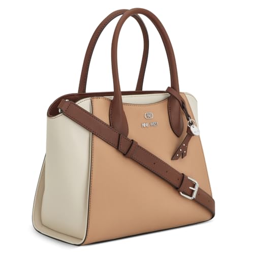 Nine West Philippa Satchel Dk Khaki Mahagoni Multi