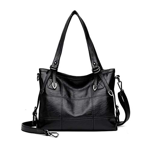 Keepop Frauen Leder Top Griff Satchel Geldb Rse