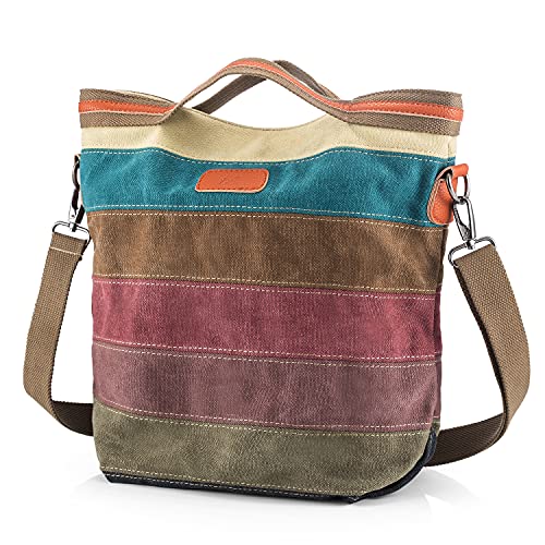 Snug Star Handtasche Damen Canvas Tasche Damentasche Multi