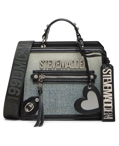 Steve Madden Damen Evelyn O Satchel Denim
