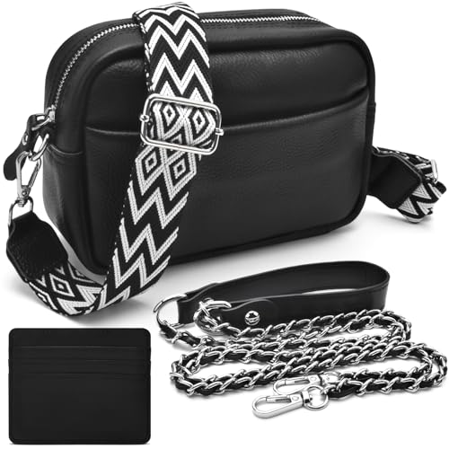 Brotou Handy Umh Ngetasche Echtes Leder Crossbody Bag