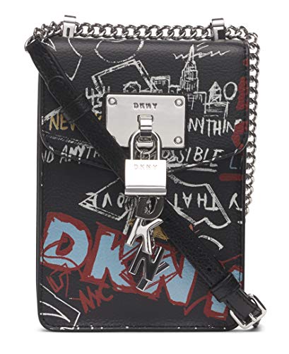 Dkny Damen Elissa Phone Crossbody Umh Ngetasche Schwarz