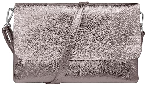 Caspar Elegante Leder Clutch Damen Umh Ngetasche Abendtasche