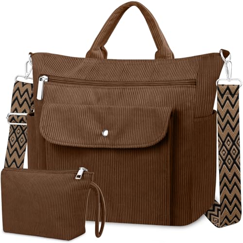 Btneeu Cord Tasche Damen Shopper Tasche Gro Corduroy