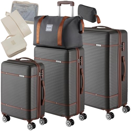 Tectake 13 Tlg Koffer Set Mit Reisetasche Koffer
