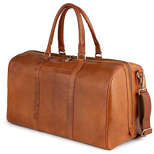 Berliner Bags Vintage Weekender Boston Reisetasche Aus Leder